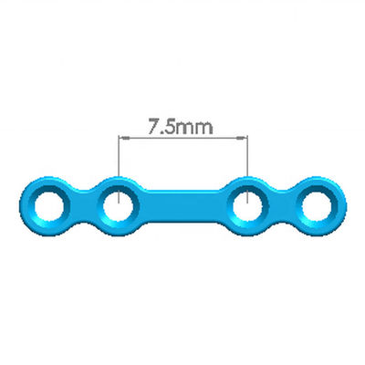Tipo sistema de III Mini Straight Maxillofacial Plate CMF