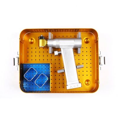 Los taladros de poder de la cirugía del hueso de la esterilización equipan la caja de aluminio para la sierra del taladro