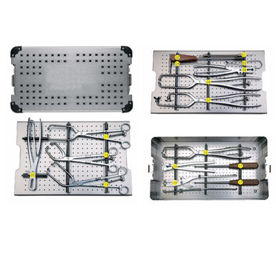 Placa Kit Orthopedic Surgical Instrument Box de la reconstrucción