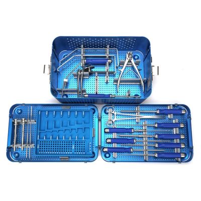Instrumento espinal del sistema cervical anterior de la placa fijado para la cirugía de la espina dorsal