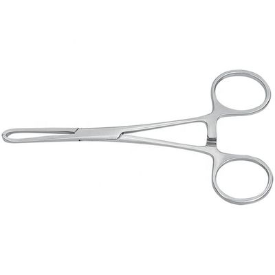 Fórceps quirúrgico veterinario de acero inoxidable del tejido de Allis