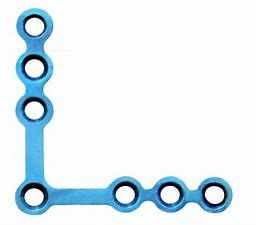 Monorrail Fixator externo de Mesh Metal Skull Titanium Maxillofacial